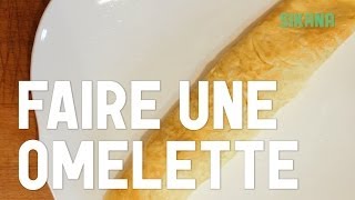 Omelette Véritable  Technique De Chef  Cuisine [upl. by Anitsrik]