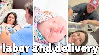 Real and raw birth vlog  getting an induction at 39 weeks  my first 24 hours with a newborn [upl. by Alokin880]