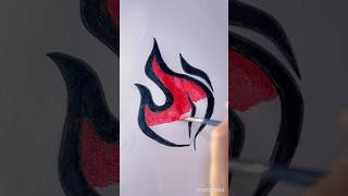 Painting tutorial 🔥 How To Color Fire 🔥 CreativeArt satisfyingshort drawing paintingforbeginne [upl. by Ewald973]