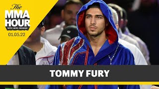 Tommy Fury Calls Jake Paul vs Tyron Woodley 2 Clash Appalling  MMA Fighting [upl. by Lyontine]