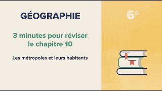 Les métropoles et leurs habitants Géographie 6e [upl. by Haiasi498]