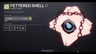 YOU NEED TO GET THIS RARE BLINKING GHOST SHELL RIGHT NOW   Fettered Shell  limited time onlyd2 [upl. by Zebada9]