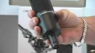 Sweetwater  AudioTechnica AT2035 Microphone Summer NAMM Demo [upl. by Nilrem66]