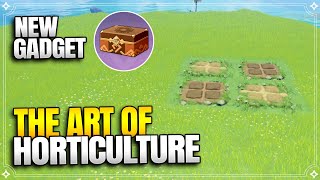 New Gadget Seed Dispensary  The Art of Horticulture  World Quests and Puzzles 【Genshin Impact】 [upl. by Nanoc440]