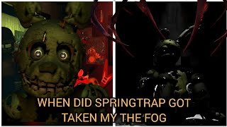 When Did Springtrap Get Taken By The Entity  Dead by Daylight [upl. by Kosiur39]