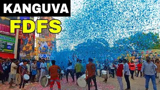 🎉kanguva FDFS Celebration Surya Fans Tirunelveli Ram Muthuram Theatre Response Kanguva Ravi View [upl. by Tien]