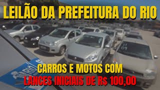 LEILÃO SEOP 1124  RIO DE JANEIRO em 29082024 CARROS e MOTOS com lances iniciais de R 10000 [upl. by Azenav]