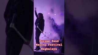 Europe Band Live at Meghalaya Megong Festival youtubeshorts youtubeshort [upl. by Churchill]