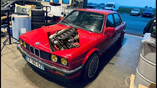 Admission à 1000 euros vs Admi origine Comparatif sur banc BMW e30 swap m54b30 3L collecteur N54 [upl. by Lady]