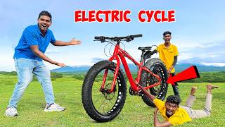 Making Electric Cycle At Home 50 Km Range 🔥🔥 ఈ సైకిల్ ఉంటె పెట్రోల్ అవసరం లేదు😱😱Telugu Experiments [upl. by Eldrida734]