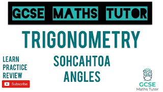 Trigonometry  Using SOHCAHTOA for Angles  GCSE Maths Tutor [upl. by Libnah]