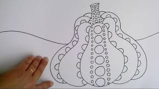 Drawing a Kusama Pumpkin [upl. by Trela]