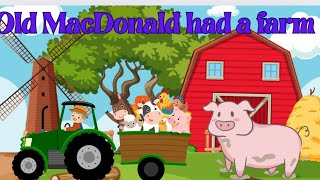 Old Macdonald had a farm rhyme for kids  kidzee rhymes [upl. by Leumhs]