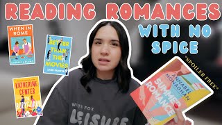 READING ROMANCE BOOKS WITH NO SPICE FOR A WEEK ❌🌶  SPOILER FREE READING VLOG [upl. by Tteltrab]