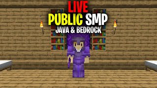 Public Minecraft SMP Server for Java amp Bedrock LIVE Free to Join [upl. by Damiani]