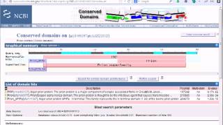 Bioinformatics prac 3 Conserved domain search [upl. by Cran]