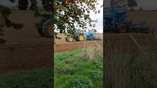 John deere 7810 mit lemken Solitär 9🚜💪🏼🌱 farming [upl. by Emarej]