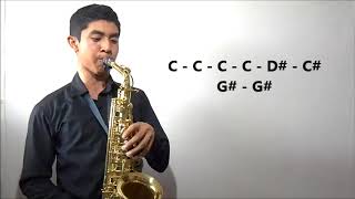 Dios Incomparable  Generacion 12  TUTORIAL Saxofón Alto [upl. by Lora665]