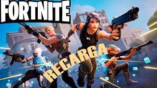 Fortnite WIN en RECARGA con un RANDOM [upl. by Lyndy]