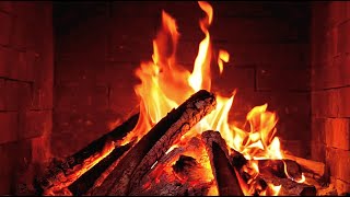 Fireplace with Crackling Fire Sounds Ambient ASMR Fireplace for Relaxation [upl. by Storz366]