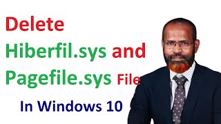 How to Delete Hiberfilsys and Pagefilesys File in windows 10 [upl. by Dnomsed]