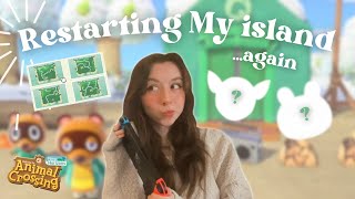 I RESTARTED my Animal Crossing Island ✿ Dewdrop ACNH Lets Play 1 [upl. by Ru]