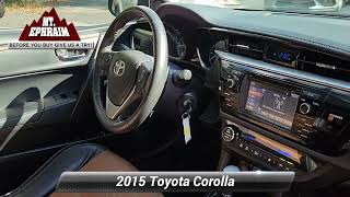 Used 2015 Toyota Corolla S Mt Ephraim NJ 54663 [upl. by Heber]