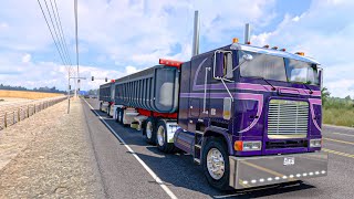 American Truck Simulator  FREIGHTLINER FLB 95  DOBLE REMOLQUE [upl. by Eiliab]