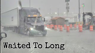 Riding Out Severe Storms At The Worlds Largest Truck Stop [upl. by Yeliw]