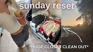 sunday reset closet cleanout [upl. by Edna]