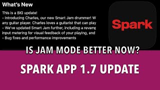 Positive Grid Spark Amp 17 App Update [upl. by Diver]