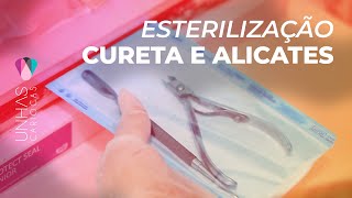 Esterilização de Cureta e Alicate na Autoclave  Unhas Cariocas [upl. by Sula847]