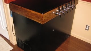 How to Build a Keezer  Kegerator Part 2 Collar and Hardware [upl. by Deloris945]