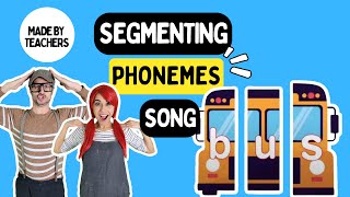 Segmenting Phonemes  Phonemic Awareness Song [upl. by Neirda179]