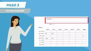 Editing in eTimesheets Spanish [upl. by Fausta]