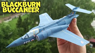 PAPER MODEL BLACKBURN BUCCANEER  The legendary British maritime strike aircraft and bomber [upl. by Towbin]