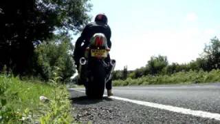 Suzuki SV1000S 200mph fly by with Fuel Exhausts read description [upl. by Hairahcez]