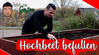 Hochbeet richtig befüllen  Hochbeet für Herbstlaub nutzen  Kompostieren im Hochbeet [upl. by Maryn]