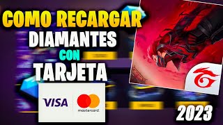 ✅️COMO RECARGAR DIAMANTES CON TARJETA DE DEBITOCREDITO EN FREE FIRE  paso a paso  2023 [upl. by Carpenter]