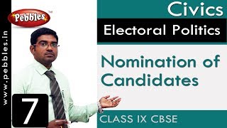 Nomination of Candidates  Electoral Politics  Social Science  Class 9 CBSE Syllabus [upl. by Ferdinande714]