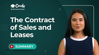 NY 77Hour PreLicensing Course Summary  CHAPTER 4 The Contract of Sales and Leases [upl. by Immij]