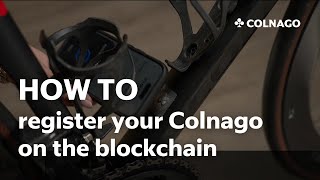 How to register your Colnago C68 or V4Rs on the Colnago Blockchain [upl. by Annasor]