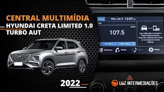 Central multimídia  HYUNDAI CRETA LIMITED 10 TURBO AUT 2022 [upl. by Ahter]