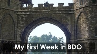 My First Week in Black Desert Online [upl. by Aisercal68]