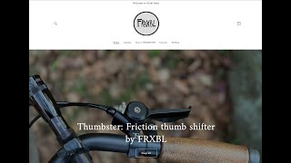 Thumbster Friction thumb shifter produced by FRXBL [upl. by Aekin228]