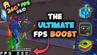 The Ultimate FPS Boost free fire Bluestacks 5 4K  freefire bluestacks [upl. by Behn]