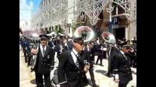 Processione solenne di Castellana grotte con tre bande  BRACIGLIANO  NOICATTARO e Castellana grott [upl. by Carson]