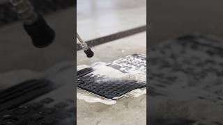 Deep Cleaning Rubber Floor Mats  ASMR Detailing [upl. by Aneekahs9]