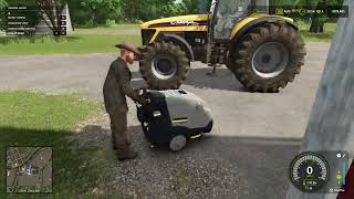 How to Use Power Washer in Farming Simulator 25 [upl. by Abisha]