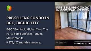 PRESELLING CONDO IN BGC TAGUIG CITY [upl. by Kip]